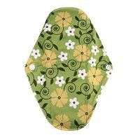 Menstrual Pads Reusable Washable Cloth Menstrual Pads/Panty Liners with Wet Bag, Super-Absorbent, Soft and Comfortable