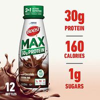 BOOST Max Nutritional Drink, 30g Protein, Rich Chocolate, 11 Ounce Bottle (Pack of 12)
