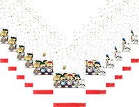 Christmas Holiday Disposable 3-Ply Paper Guest Towels - 2 Packs - 40 Total Towels - Peanuts Caroling