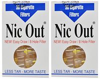 Set of 2 As Seen on TV Nic Out Cigarette Low Nicotine Filter