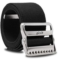 Pivit Black Lifting Gait Belt | 60" | Transfer Assist Device for Seniors, Elderly, Occupational & Physical Therapy | Medical Nursing Safety Long Gate Strap with Quick Release Metal Buckle