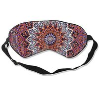 XJOFKJTI Bohemian Style Sleep Mask Women & Men with Adjustable Straps Sleeping 8.26" X 3.54" Eye Masks Lightweight and Comfortable Night Cover for Kids Girls,Sleep Mask