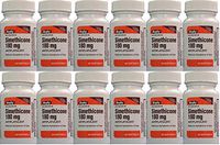 Simethicone 180mg Softgels Anti-Gas Generic for Phazyme Ultra Strength 60 Gelcaps per Bottle Pack of 12 Total 720 Gelcaps