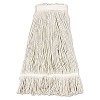 Boardwalk BWK432C Mop Head, Pro Loop Web/Tailband, Premium Standard Head, Cotton, 32-Oz, White (Case of 12)