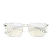 Kimorn Blue Light Blocking Glasses Square Eyewear Frames for Women Men Anti Blue Ray KS084 (Transparent Frame/Anti-blue Light Lens)