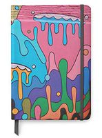 Graffiti Designs UV Printed on PU Leather A5 Bullet Dotted Journal Notebook