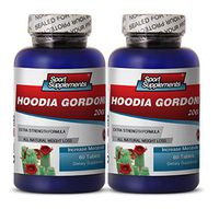 Hoodia Gordonii Kalahari Desert Pills - Hoodia Gordonii Cactus 2000mg Diet 120 Tablets - Increase Energy Level and Burn Fat with Top Hoodia Gordonii Supplement (2 Bottles)