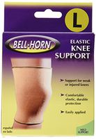 Bell-Horn Elastic Knee Support/Compression Sleeve, Beige, Large