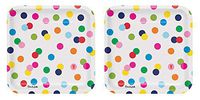 French Bull Birthday Dots- 3-Ply Luncheon Napkins, 20-Count (2 Pack)