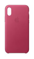 Apple Leather Case (for iPhone X) - Pink Fuchsia