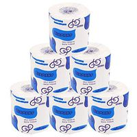 6 Rolls Toilet Paper - Smooth Soft Premium 3-Ply Toilet Paper, Ultra-Soft Strong Biodegradable Bath Tissue Double pulp 100% Relaxing fragrance 3 layers, Home Kitchen Toilet Tissue OUJD