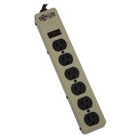 Tripp Lite 6 Outlet Waber Industrial Power Strip, 6ft Cord with 5-15P Plug (6NX6)
