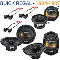 Compatible with Buick Regal 1984-1987 Factory Speaker Replacement Harmony Upgrade Package New