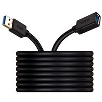 USB 3.0 Extension Cable 15 ft, VCZHS USB Extension Cable Cord Male to Female for USB Flash Drive, Card Reader, Hard Drive, Keyboard,Mouse, Playstation, Xbox, Printer, Camera