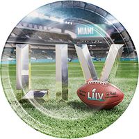 Super Bowl LIV Paper Plates, 24 ct