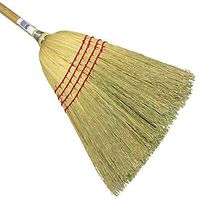 HUB City Industries 22-C Bulldog 100% Corn Broom, 15/16" x 42" Handle