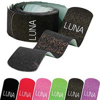 Luna Body Kinesiology Tape Precut, Elastic Sports Tape for Muscle Support, Pain Relief, Latex-Free, Hypoallergenic, 20 Strips 2 X 10 Inches