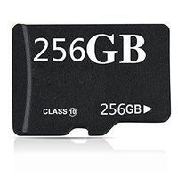 Heis 256GB SD Micro Memory Card with Free Adapter, High Speed 256 GB SD Micro Card Class 10 Memory Card for Memory Expansion, Movie Music Storage, Portable Carrying, Data Copy and Traffic Recorder Mem