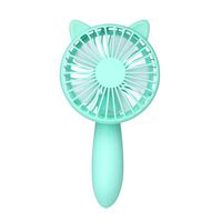 FuriGer USB Mini Portable Fans Rechargeable, Personal Portable Fan with USB Rechargeable Battery Operated Cooling Folding 2 Modes Electric Fan for Office Room Outdoor Household Traveling - Green
