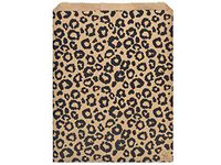 Paper Merchandise Bags - 12x15" Leopard Paper Merchandise Bags 35lb 100% Recycled (500 Bags) - WRAPS-MB3LP