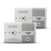 Luxet 72% High Quality 2-Way Control Humidity Packs Perfect for Herb Flowers, Cigars, and Tobacco - Leak Free Humidifier and Dehumidifier No Distilled Water or Activation Required 60 Gram - 2-Pack