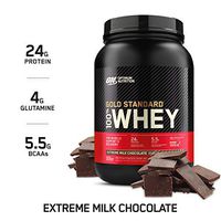 OPTIMUM NUTRITION Gold Standard 100% Whey Protein Powder, Extreme Milk Chocolate, 2 Pound (Packaging May Vary)