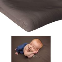 Solid Posing Fabric Backdrop, Photography Prop, 2 Yards, 25 Available Colors (Smokey Brown)