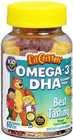 L'il Critters Omega-3 Gummy Fish 60 Each (Pack of 11)