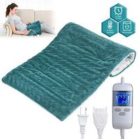 Heating Pad for Back Pain and Cramps Relief - Extra Large [12"x24"] - Electric Fast Heating Pad with Moist & Dry Heat Pad Ultra-Soft Heat Therapy with 8 Temperature Settings and Auto Shut-Off Feature
