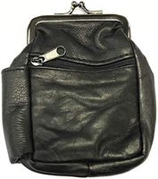 HHB Eclipse Black Full Lamb Skin Leather Cigarette Case,100s (Long), 3204