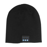 Sundlight Bluetooth Beanie Hat Bluetooth Hat with Built-in Wireless Headphones, Gifts for Birthday, Christmas, Thanksgiving Day Outdoor Leisure Cap for Man&Woman Black