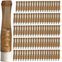 TarGard Original Disposable Cigarette Filters – Effective, Affordable, and So Simple to Use! (100 Disposable Filters - Amazing Value) (Amber)