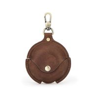 Leather Freebuds 3 Case with Keychain Protective Cover Carry Pouch for Freebuds 3 Case
