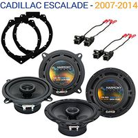 Compatible with Cadillac Escalade 2007-2014 OEM Speaker Upgrade Harmony R65 R5 Package New