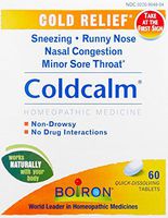 Boiron, Coldcalm, 60 Quick-Dissolving Tablets 60-Count Boxes (Pack of 6) ,Boiron-k73w
