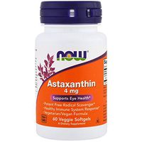 Astaxanthin Potent Carotenoid Antioxidant Eye Health 4 mg 60 Veggie Softgels