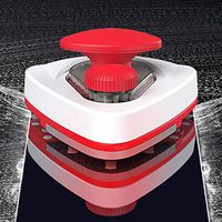 LZH FILTER Double-Sided Magnetic Window Cleaner for Glider Washing Glass Cleaning Brush Tool, for High-Rise Building Single Glazed and Double Glazed Windows Thickness 8-36 MM