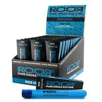ROOR King Size Rice Pre-Rolled Cones (30 Packs/Box) with XL Hippie Butler KewlTube