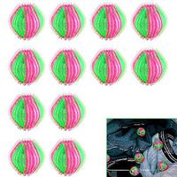 FAFAHOUSE 12 Pack Pet Hair Remover Balls for Laundry, Reusable Dryer Balls Lint Remover Washing Balls to Remove Long Hair from Dogs and Cats on Clothes