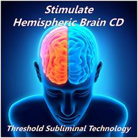 Stimulate Hemispheric Brain Use Threshold Subliminal with Binaural Beats Cover CD