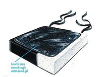 MCK75964300 - Skil-care Seat Cushion Sittin Pretty Starry Night 16 X 16 X 2-1/2 Inch Gel/Foam