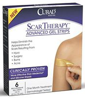 Curad Scar Therapy Advanced Gel Strips 6 Each