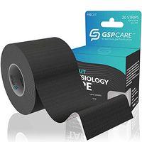 GSPCARE Kinesiology Tape - 16.4ft Uncut Roll, Latex Free Waterproof Physio Tape for Knees, Ankles, Shoulder, Pain Relief and Injury Recovery, Elastic Tape, Beige, Breathable Muscle & Joint Support