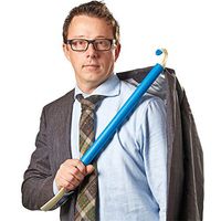 Efaster Auxiliary Rod，One Shaft Has A Plastic-Coated S Type Pants Socks Clothes Shoes Auxiliary End，for Pulling and Undressing (Blue)