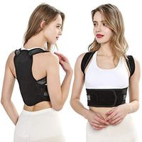 Back Brace Posture Corrector with Spine & Back & Lumbar Support - Provides Relief for Neck, Back, Shoulders - Fully Adjustable Support Brace - Men and Women