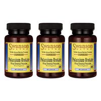 Swanson Potassium Orotate 99 Milligrams 60 Capsules (3 Pack)