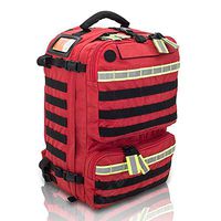 PARAMED’S Rescue & Tactical Backpack (Red) | Medium Capacity Basic Life Support (BLS) Backpack | EMS Rescue Medical Rescue Bag | First Responder | EMT Bag |