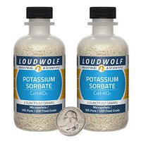 Potassium Sorbate / 4 Ounces / 2 Bottles / 99% Pure USP Food Grade/Micropellets/USA