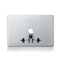 Weightlifting Apple Vinyl MacBook Decal/Laptop Decal - Fits MacBook Air (11/13), MacBook Pro (13/15), MacBook Pro Retina (13/15) and MacBook Retina (12)
