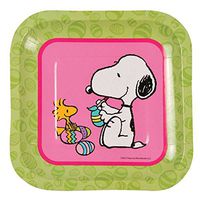 Peanuts Snoopy Easter Small Paper Plates (8ct)